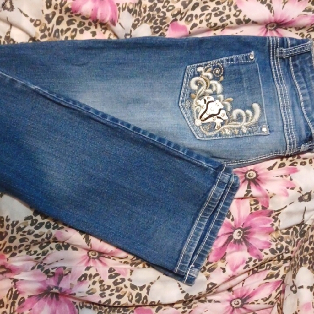 Wired heart jeans